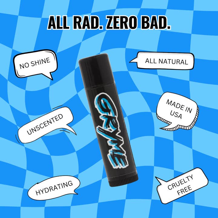 Gryme - Wholesale Lip Balm - Gryme No Shine Lip Balm - Unscented (set of 3)1