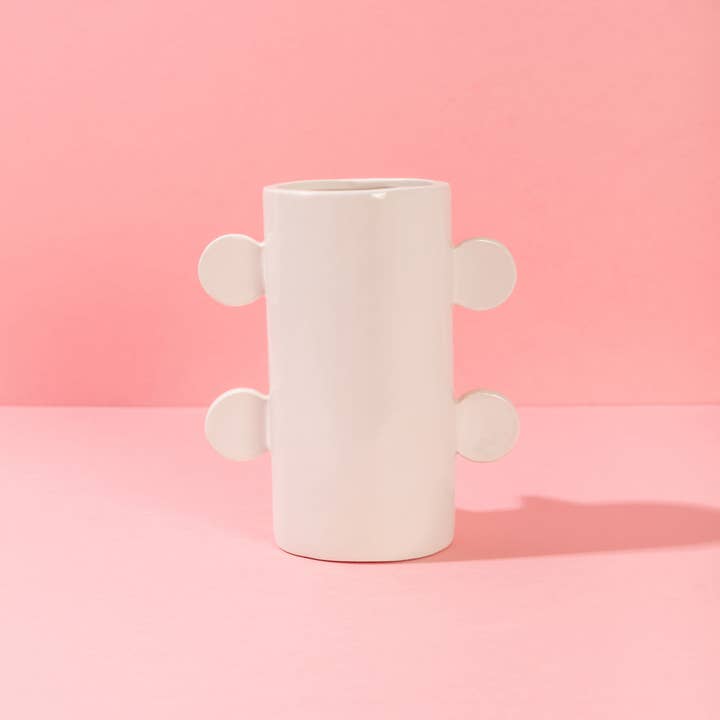 Ana Seixas - Wholesale Vase - Double Face with Orange & Blue Ears / Ceramic Vase2