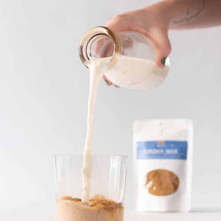 Golden Poppy Herbal Apothecary - Wholesale Powdered Health Drink - Golden Milk Powder, 100 g Tube14