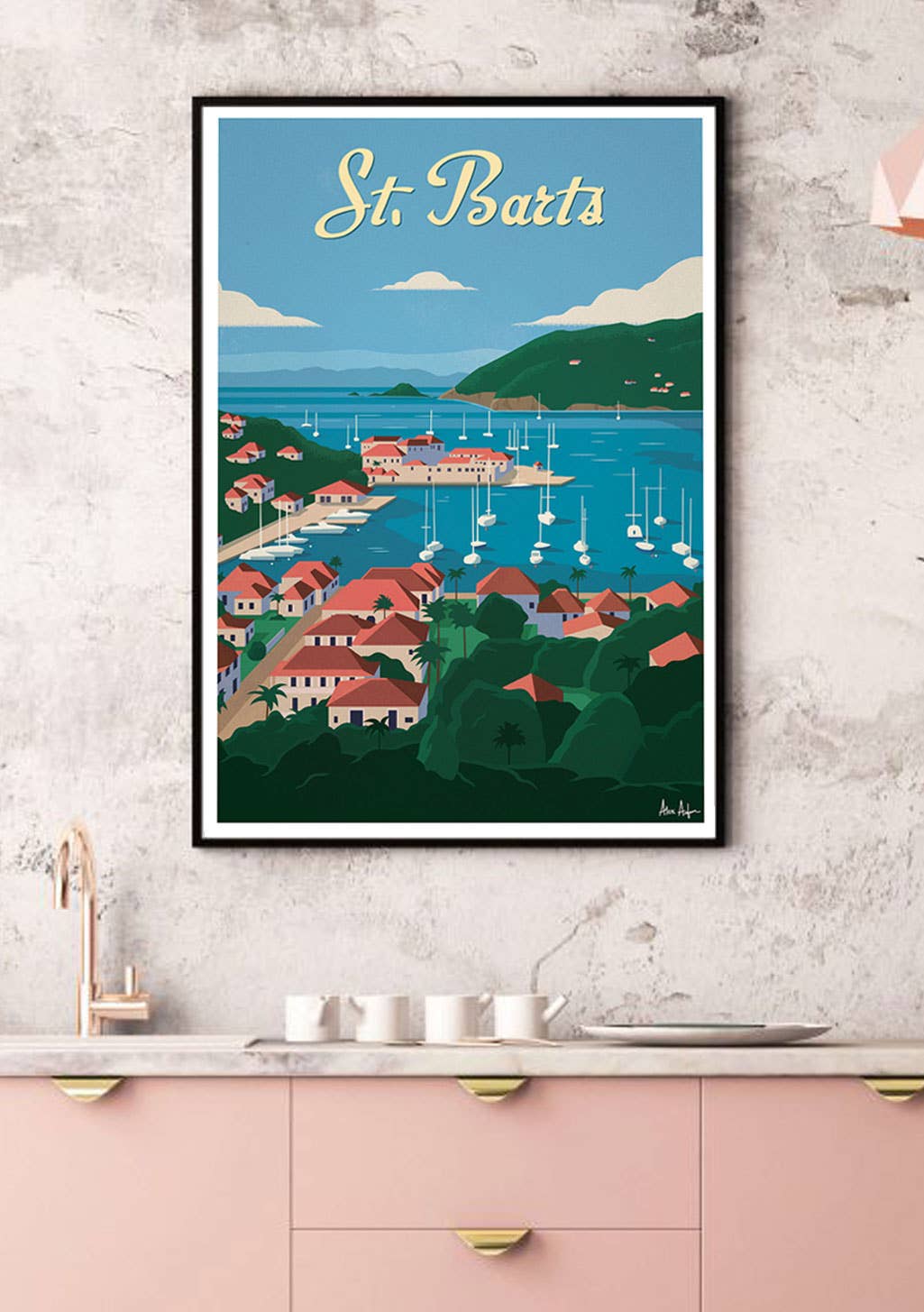 Sergeant Paper - Vendita all'ingrosso Stampa artistica - Stampa artistica di Alex Asfour, Saint Barts, città2