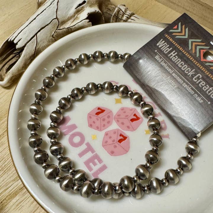 Wild Hancock Creations - Wholesale Choker/Collar - Navajo Pearl Choker/Western Choker/Sterling Silver Choker2