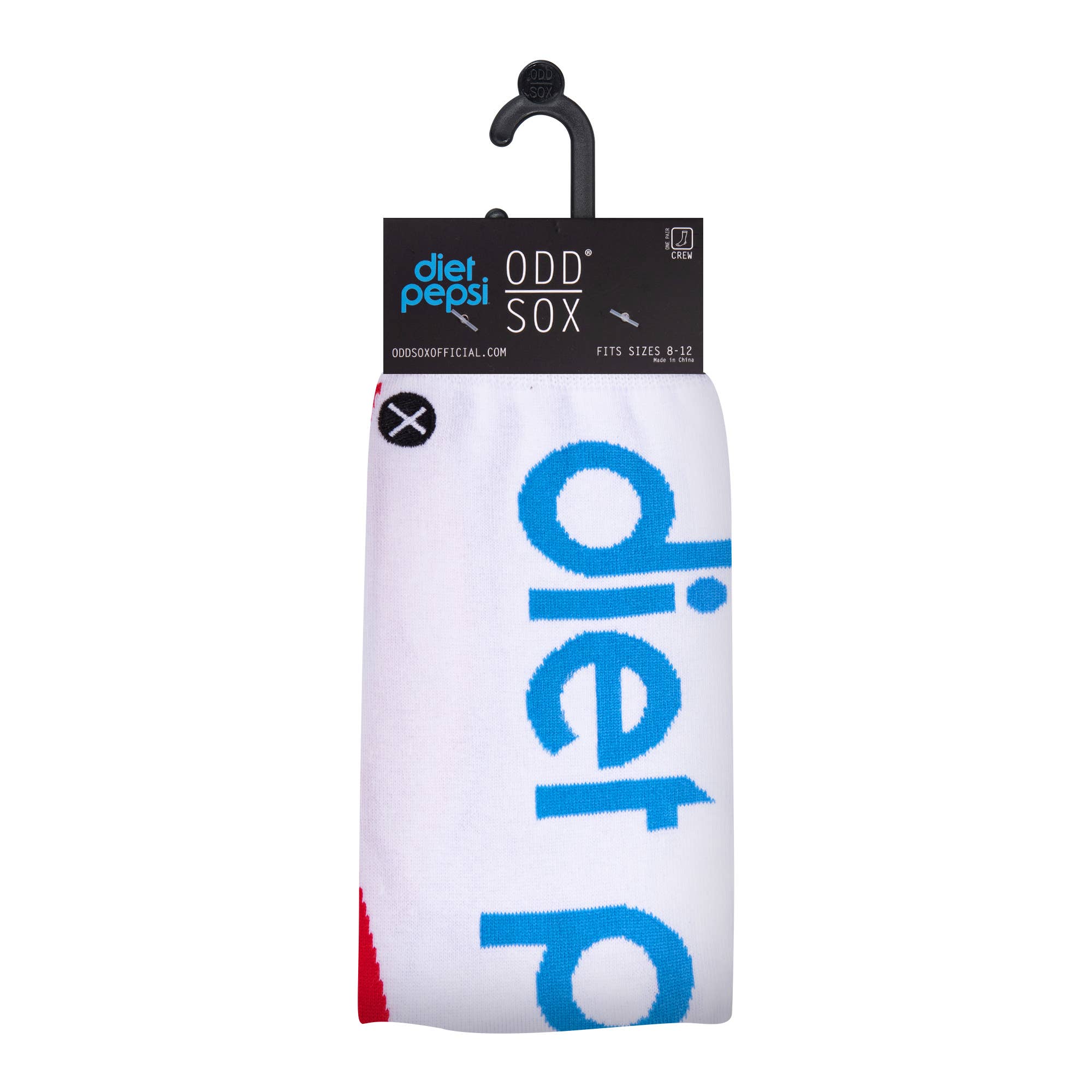 Odd Sox - Wholesale Socks - Men's - Diet Pepsi Split - Mens Crew Straight1