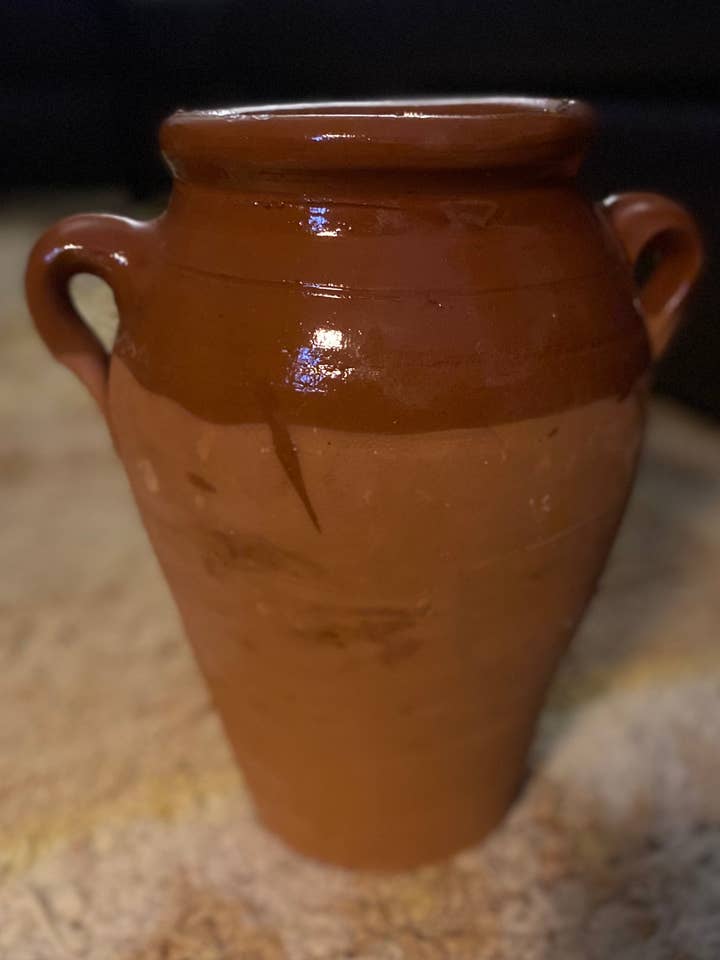 Marokkaanse handgemaakte aardewerk vaas for wholesale by Tamegrouteshop