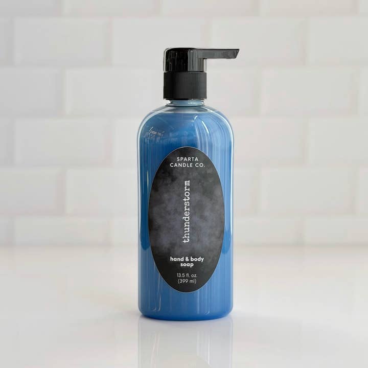 Sparta Candle Co. - Wholesale Body Wash/Shower Gel - THUNDERSTORM LIQUID SOAP