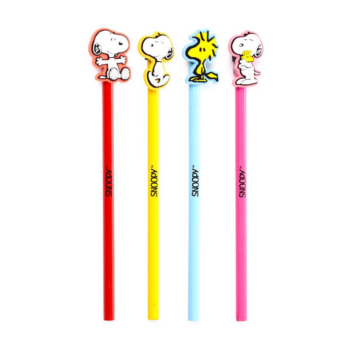 Puckator EU - Wholesale Pencil - Peanuts Snoopy & Woodstock Pencil with PVC Topper1