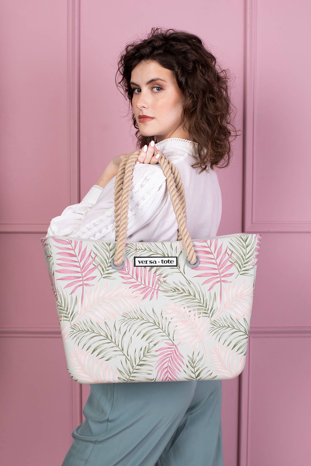 Wholesale V2023P Carrie All Printed Versa Tote w/ Straps for your store
