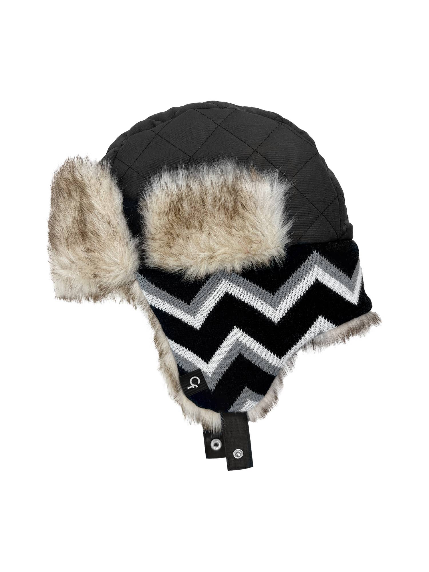 Grand Sierra - Wholesale Trapper/Bomber Hat - Women's - Quilted Trapper with Faux Fur Trim1