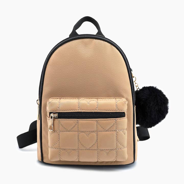 Like Dreams - Venta al por mayor Mochila - Mujer - Mochila Sophie Acolchada con Corazones Linda para Viajes y Escuela0