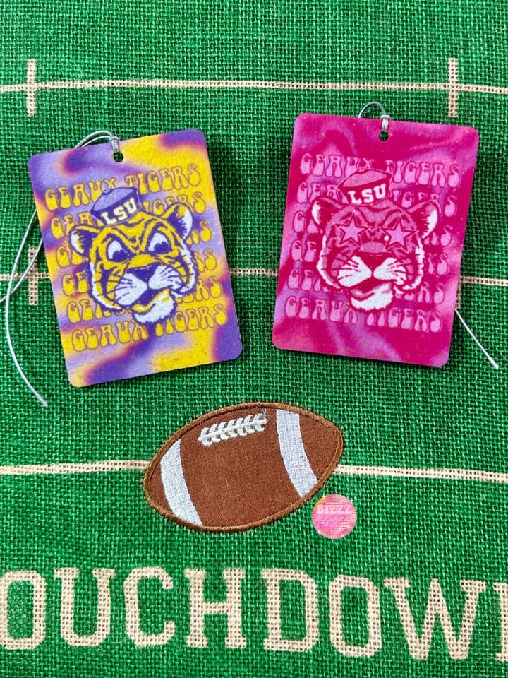 Produits frais en feutre LSU TIGERS | Désodorisant TIGERS | Ensemble de 10 pour la vente par Bizzz Designs
