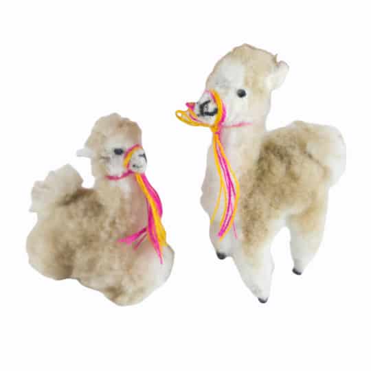 Inter-American Trading Inc. – wholesale Decorative figurine – Mini Wool Fur Vicuña (Sold Per Dozen)