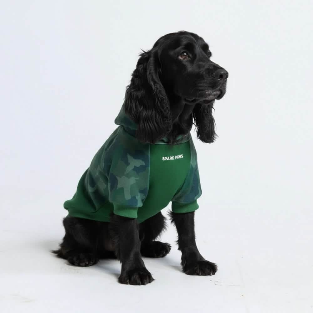 Spark Paws – wholesale Pet hoodie – Dog – Forest Camo Dog Hoodie0