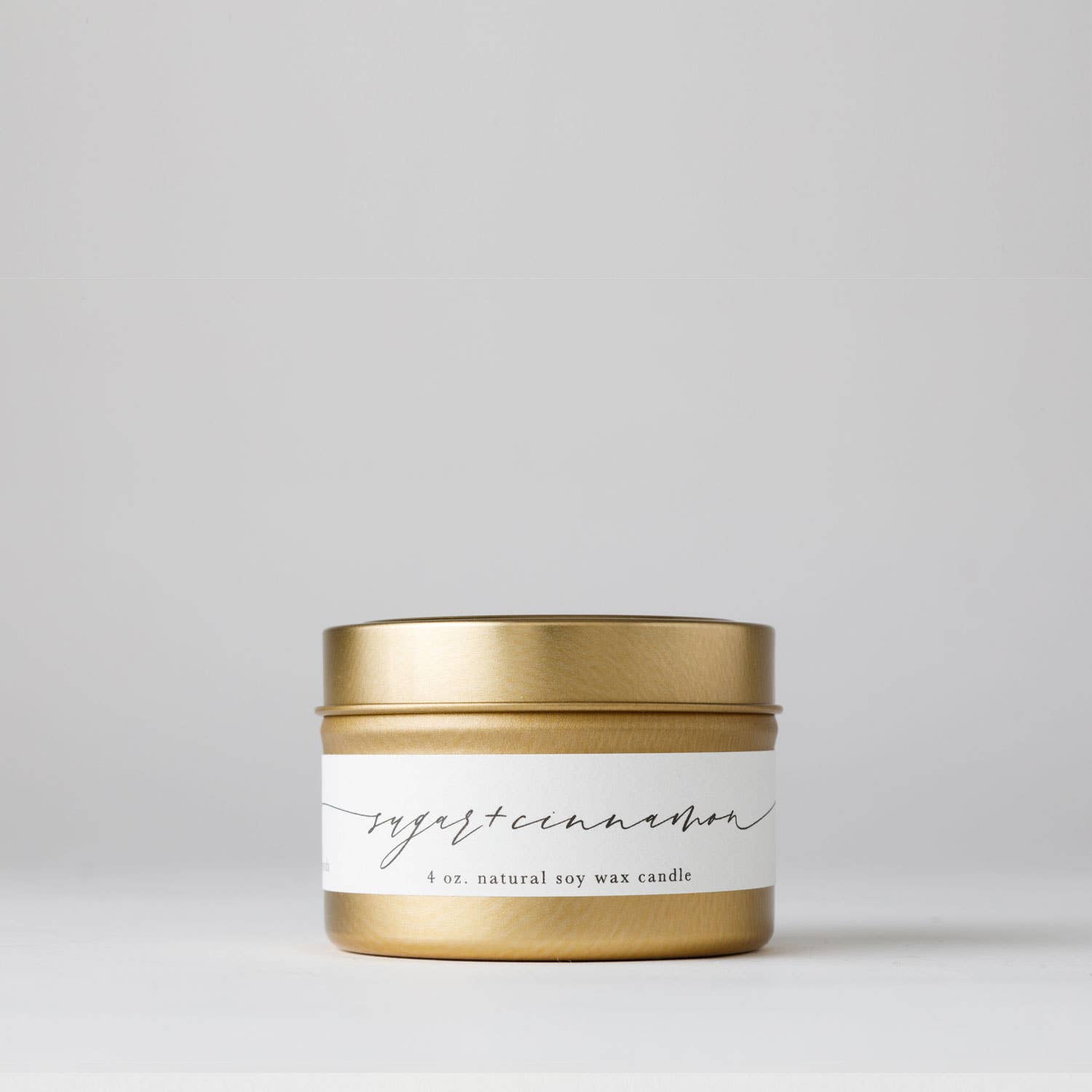 Nectar Republic - Wholesale Jar/Filled Candle - Sugar + Cinnamon : Tin Soy Candle 1