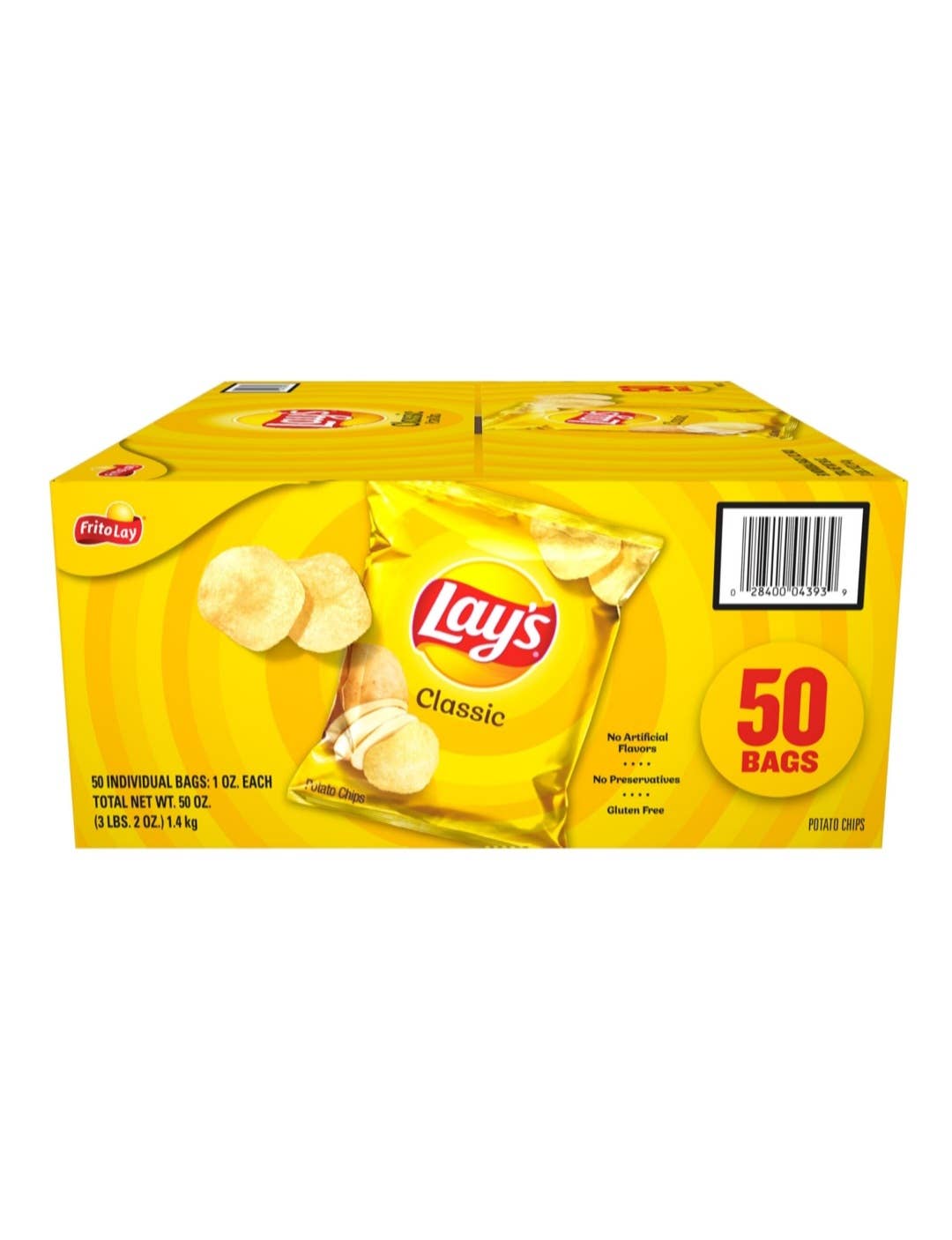 Majestic Wholesale - Wholesale Chips - Lay's Classic Potato Chips, 1 oz., 50CT