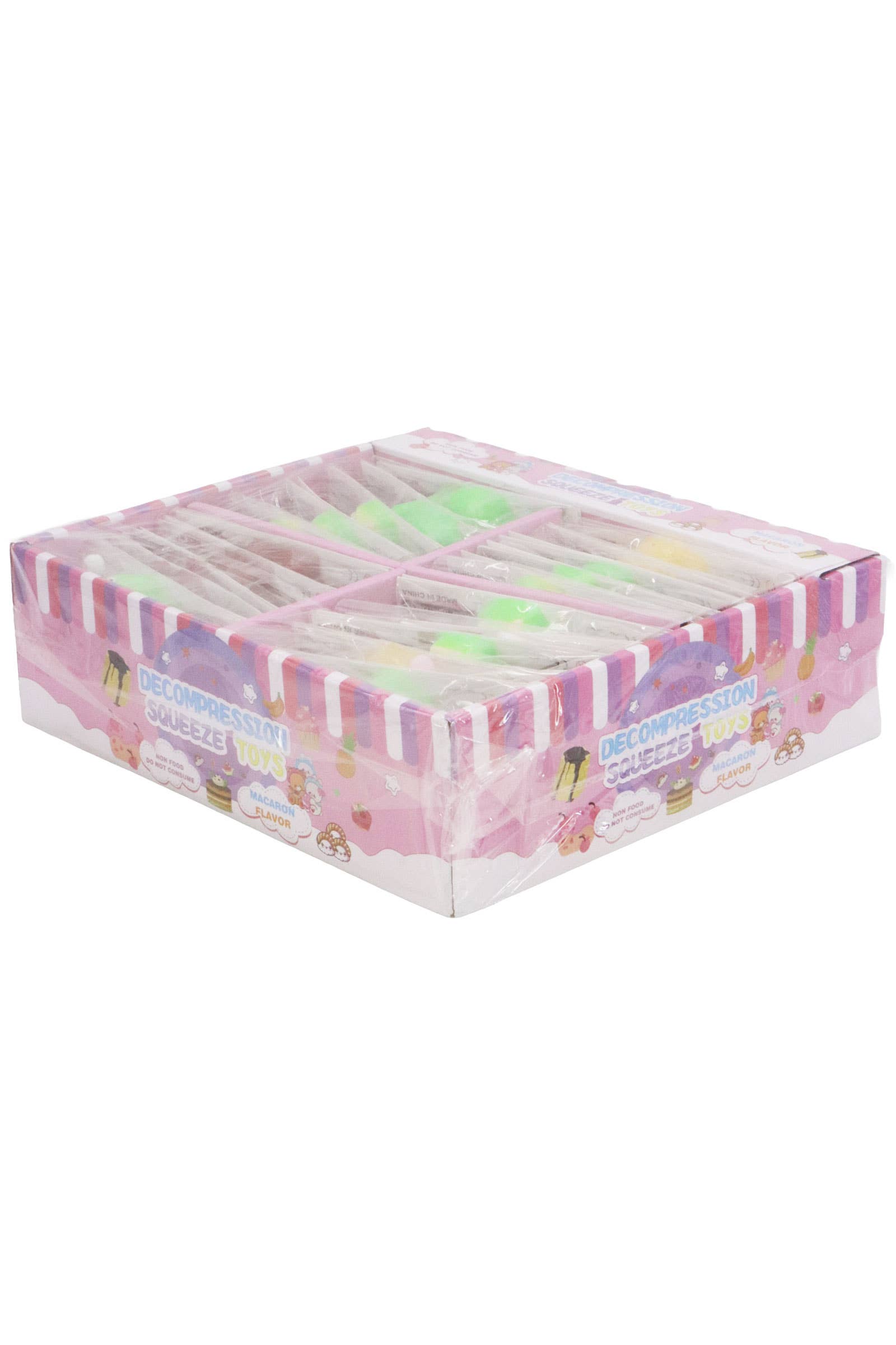 ASSORTED Brain Rot Memes Mochi Pom Pom Squishy Bag - 20 pcs for wholesale on Faire1