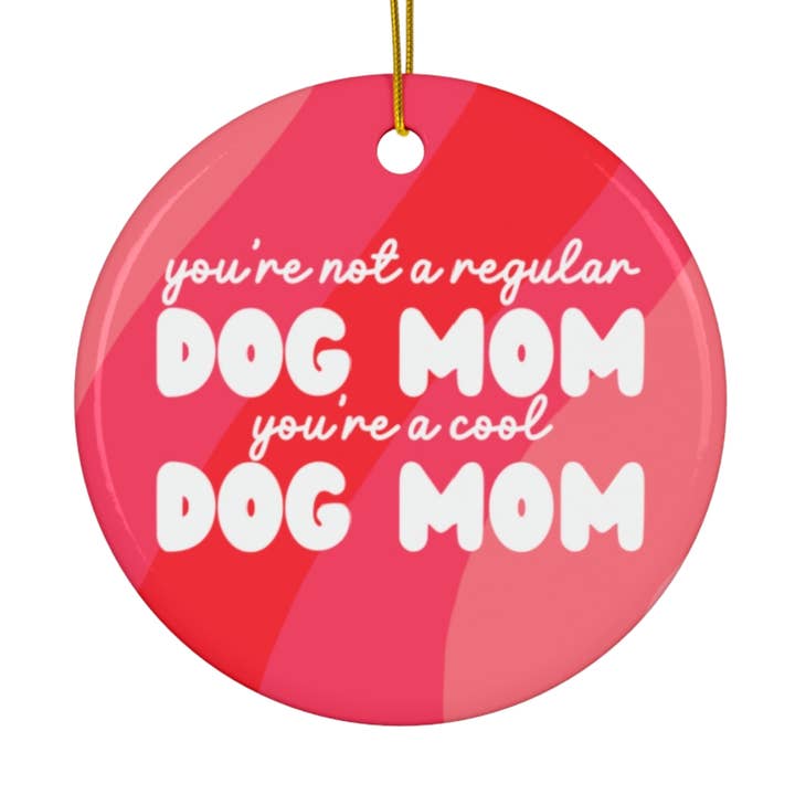 DOG MOM Christmas Pet Holiday Ornaments Stocking Stuffers for wholesale by R is for Robo