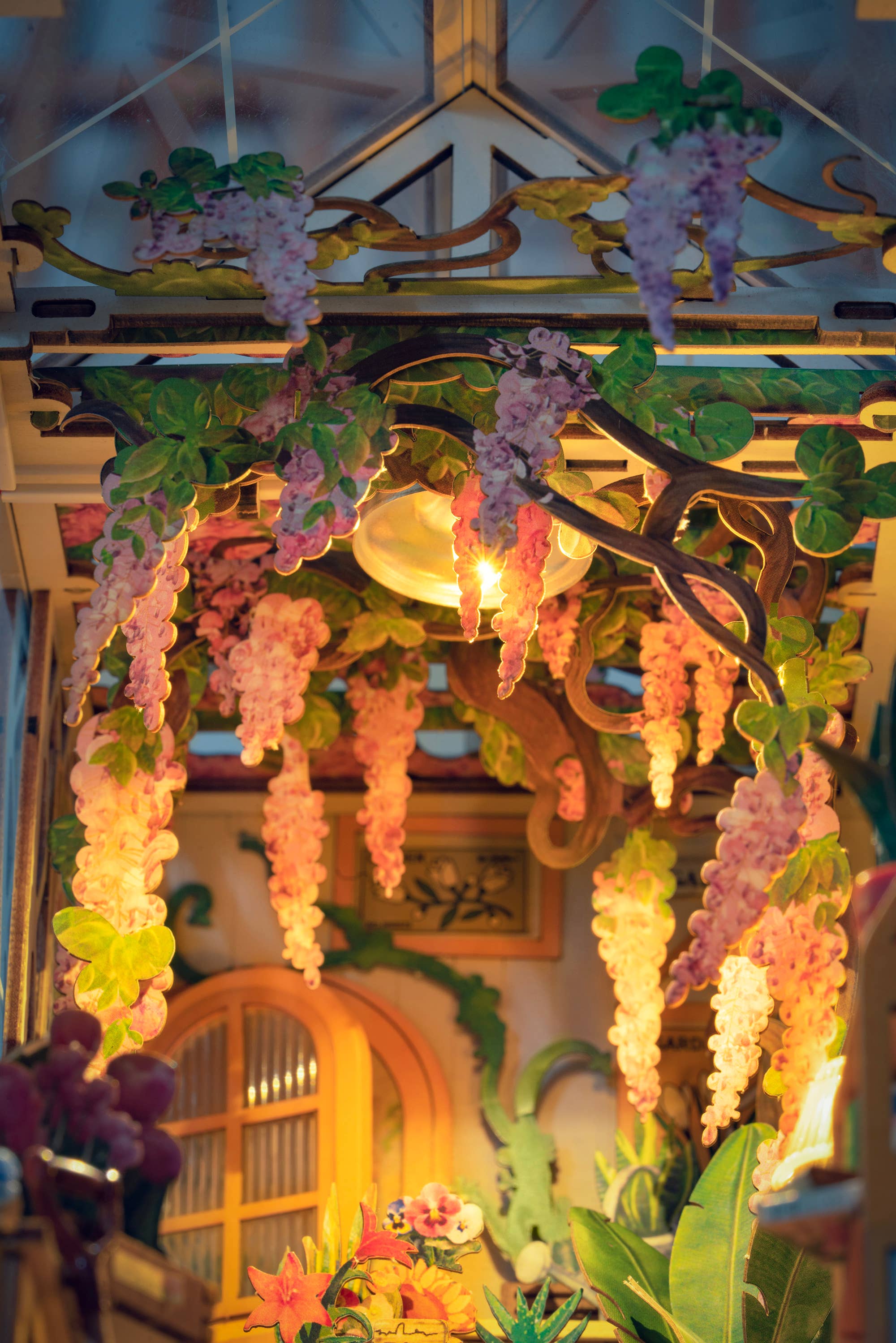 Hands Craft - Wholesale Puzzle - Kids - DIY Book Nook Kit: Garden House12