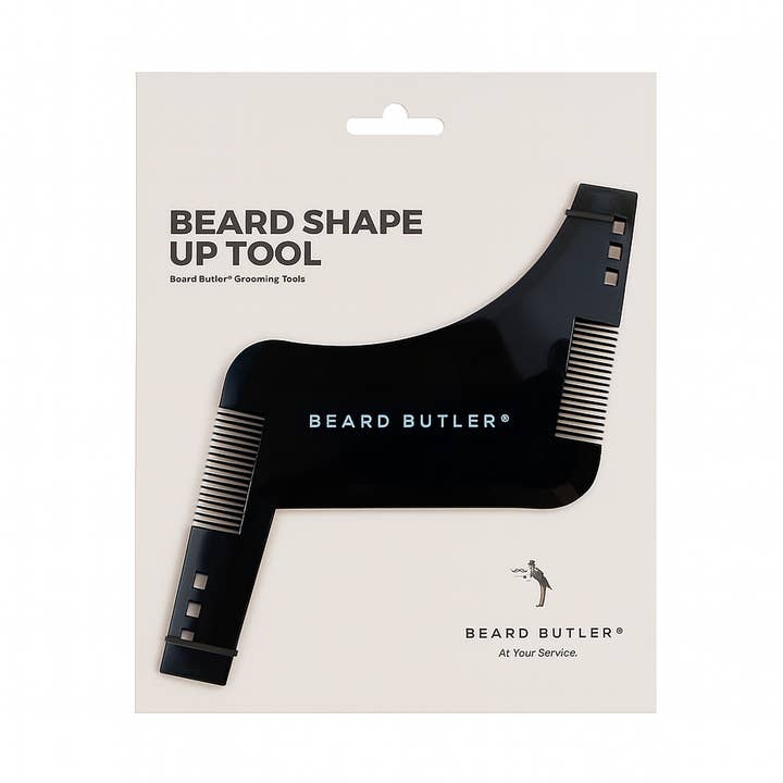 Beard Butler® Shape Up Tool - Precision Beard Shaper & Line‑Up Template for Cheek, Jaw & Neck Lines for wholesale by Beard Butler®