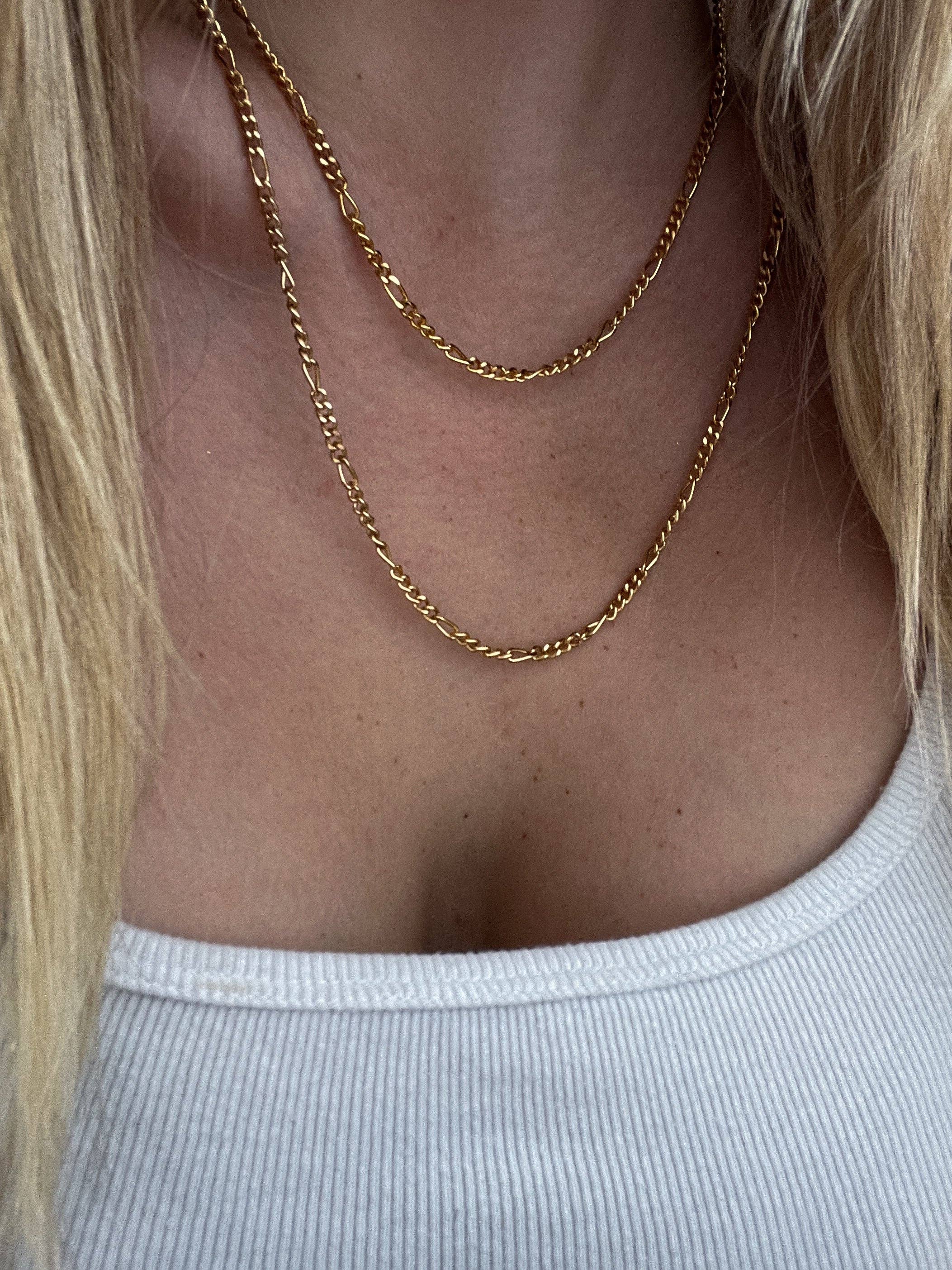 Shiftd Jewelry - Vente Collier maille et chaîne - Chaîne Figaro Vintage1