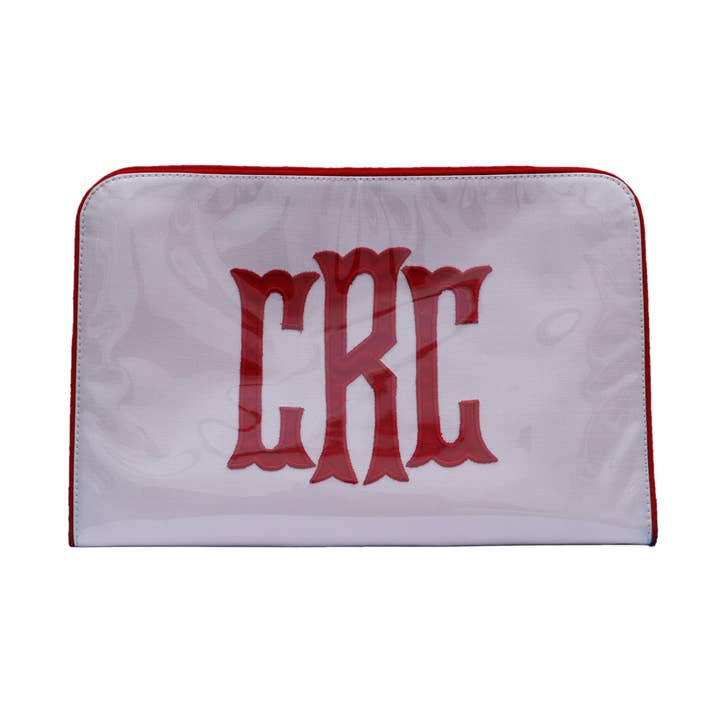 Lt. Pink/ Trousse de maquillage rouge pour la vente par Tiana Designs