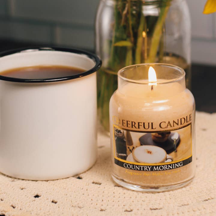 A Cheerful Giver - Wholesale Jar/Filled Candle - Cheerful Candle (6oz.) – Country Morning