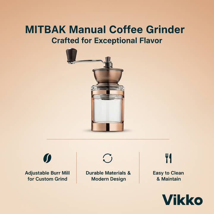 Kadra Kitchenware – Engroshandel Kaffekværn – MITBAK manuel kaffekværn med justerbar kerneformaling3