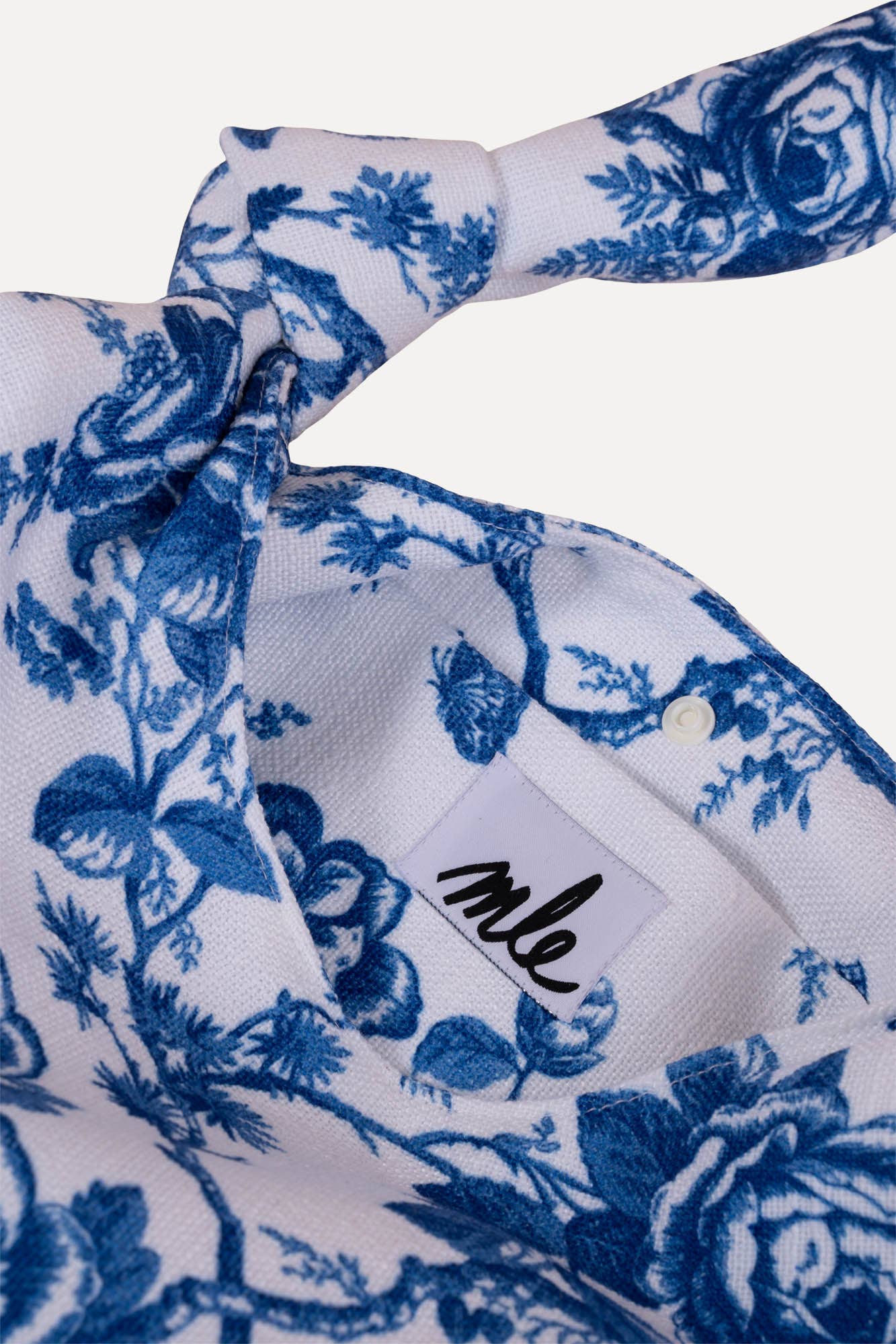 MLE - Wholesale Tote Bag - Women's - Nodo Linen Tote in Delft4