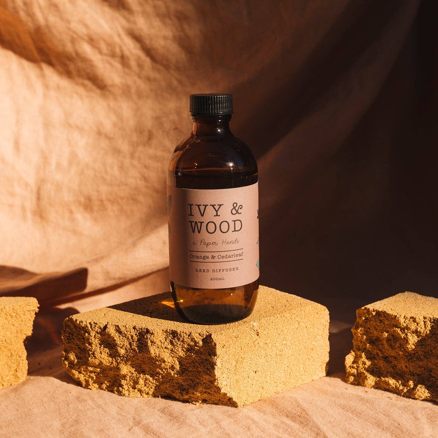 Ivy & Wood - Vente Diffuseur à tiges - Botanique : Diffuseur à feuilles d'oranger et de feuilles de cèdre4