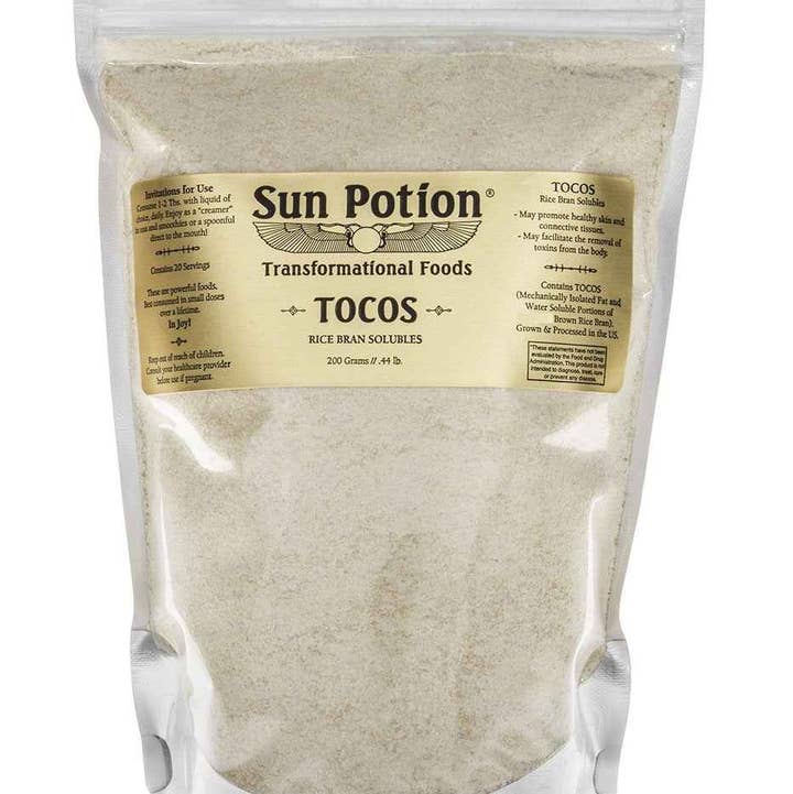 Sun Potion - Vente Poudres protéinées/superaliments - TOCOS (extrait hydrosoluble de son de riz)0