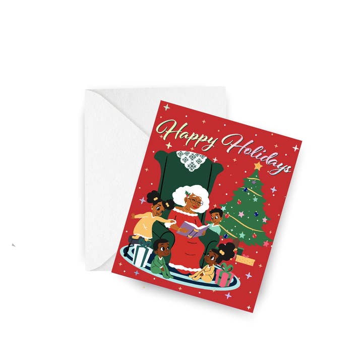 Black Paper Party - Wholesale Christmas Card - Snow Much Fun Holiday Cards2