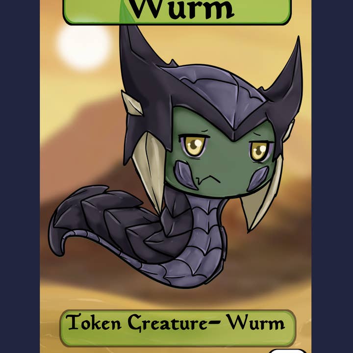 Mega Chibi - Wholesale Card Game - Wurm 6/6 Token