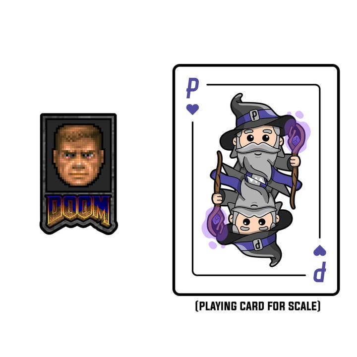 Pinfinity - Wholesale Lapel Pin/Button - DOOM - DOOM Guy Blind Box Pin3