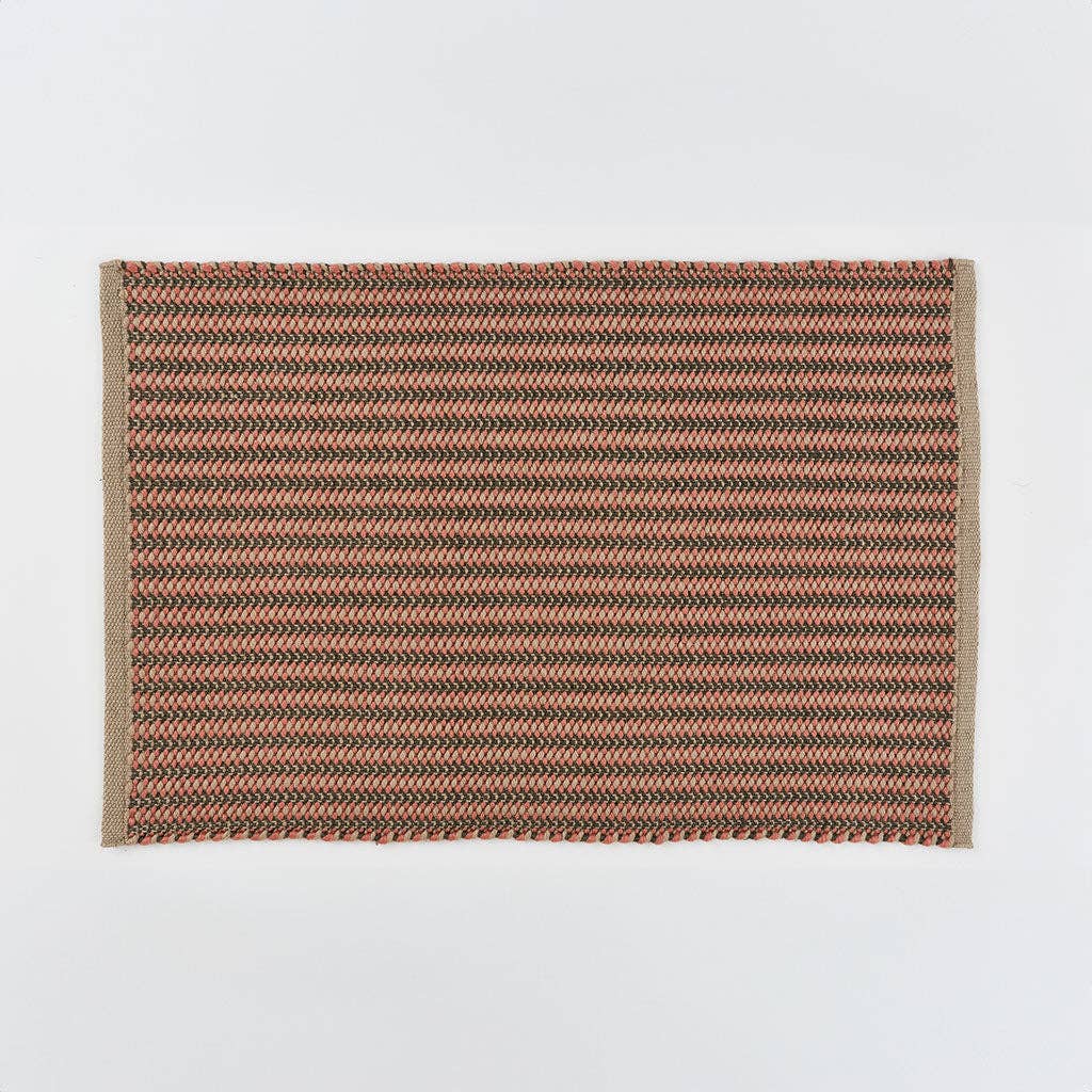 Weaver Green – Engroshandel Løst tæppe – Dartmouth Stripe Pamplemousse Tæppe1