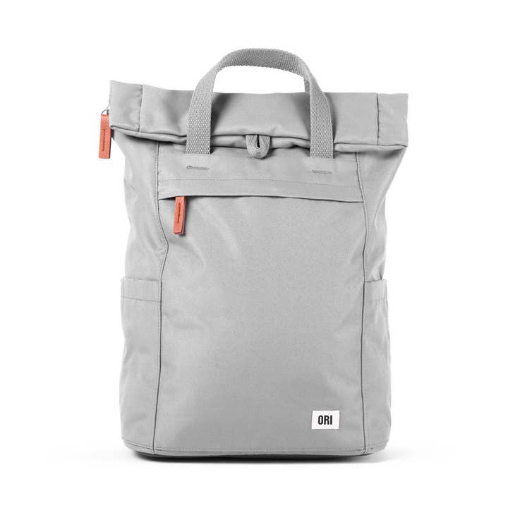 Finchley Medium Backpack in Stormy Canvas for wholesale by ORI London