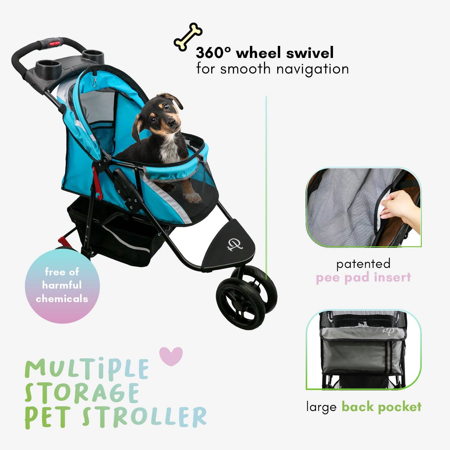 Petique - Wholesale Pet Carrier - Cat/Dog - Revolutionary Pet Stroller52