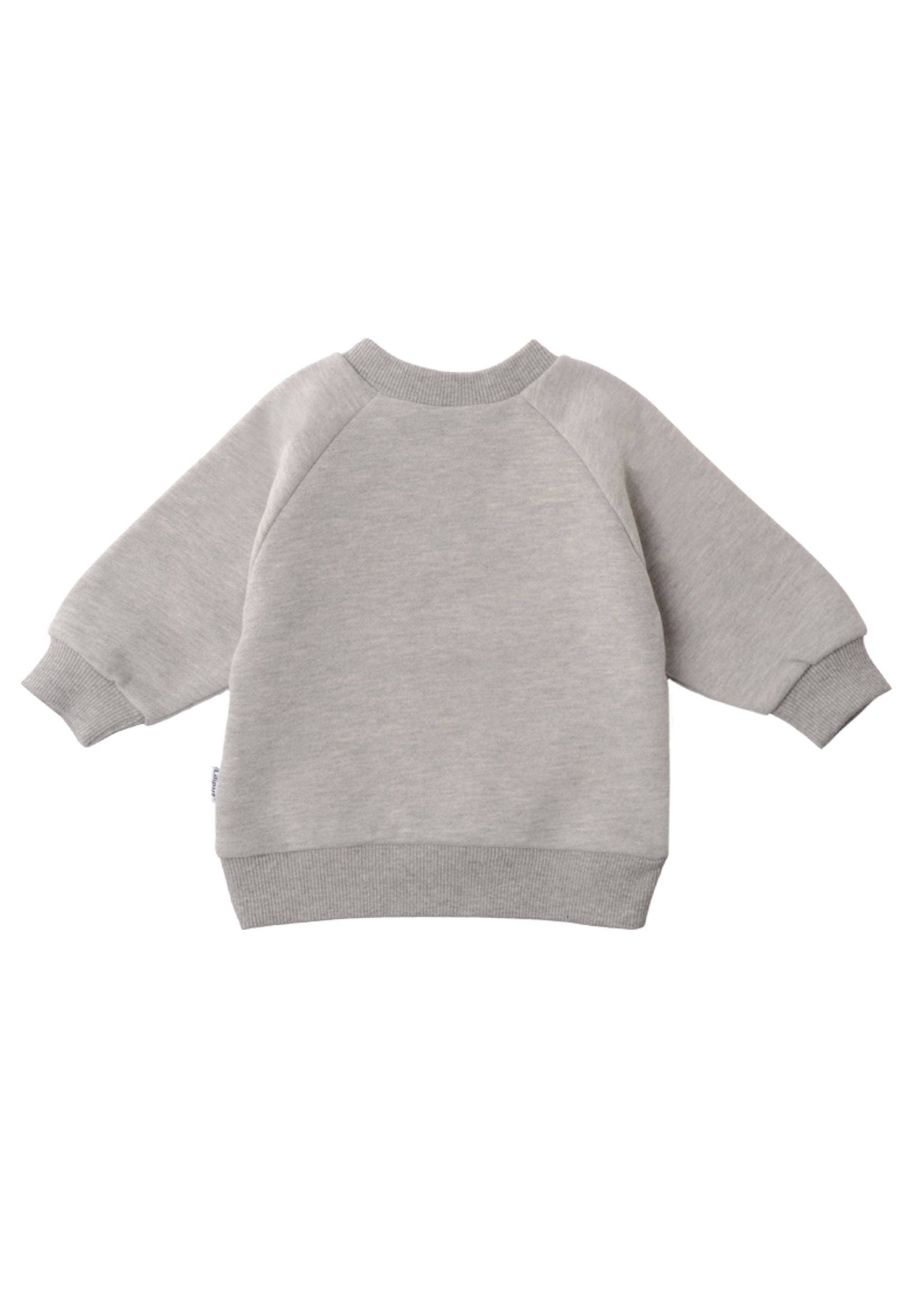Liliput – wholesale Sweatshirt - Barn – Sweatshirt i gråmelerad med tryck "little rebel"2