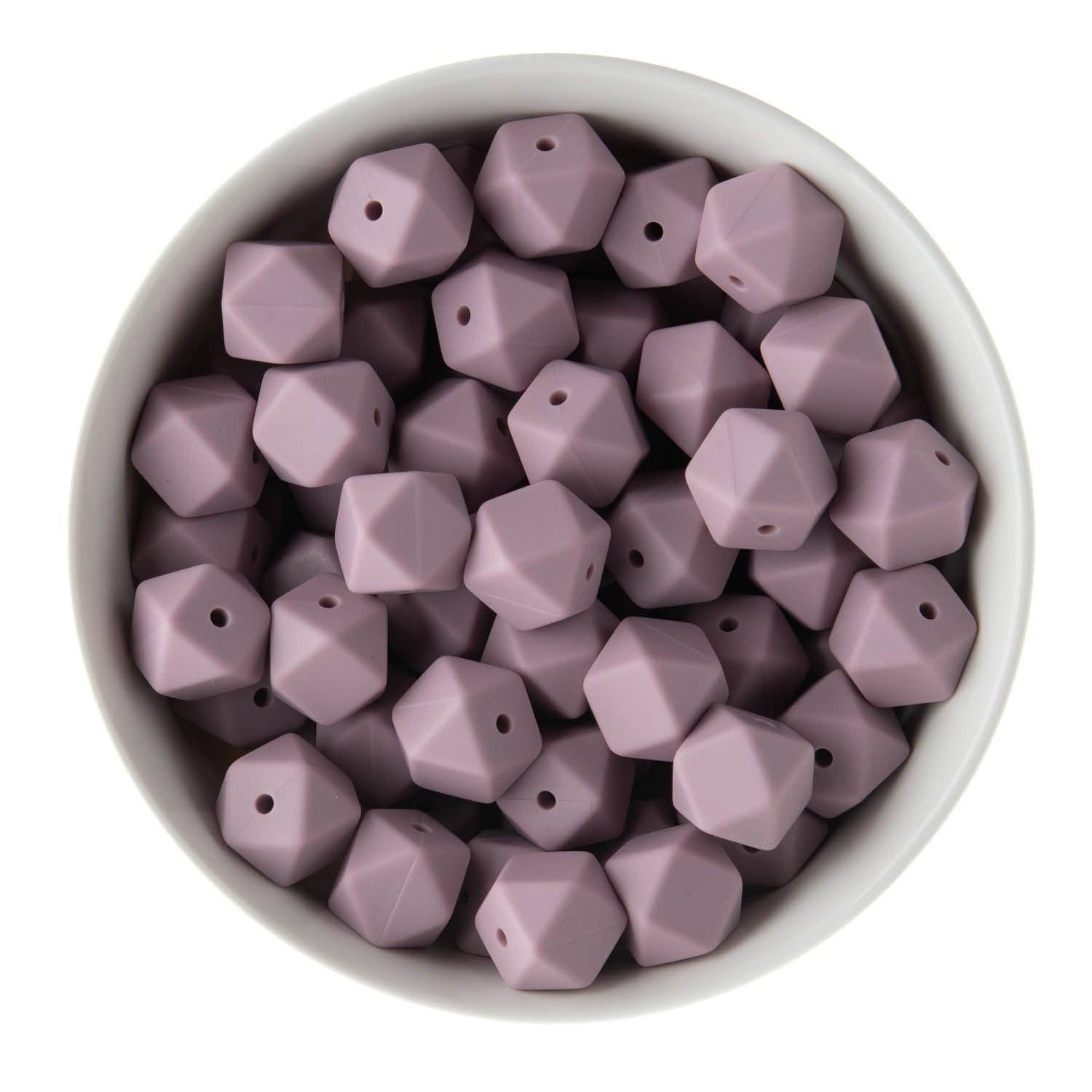 Cara & Co Silicone Craft Supply – wholesale Beads – 14mm Hexagon Silicone Beads25
