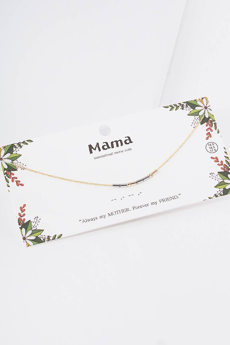 Fashion City - Vente Colliers à pendentif - Collier Positivity Morse Code6