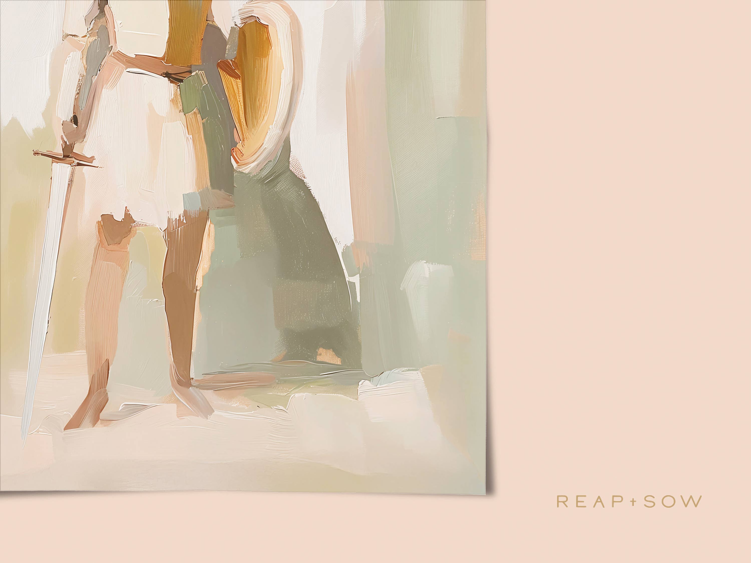 Reap+Sow - Wholesale Art print - St Michael the Archangel modern art print1