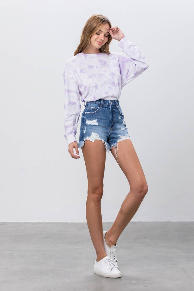 MEDIUM HIGH RISE DENIM SHORTS for wholesale on Faire3