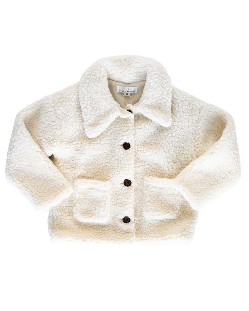 Bailey's Blossoms - Venta al por mayor Chaqueta - Niños - Chaqueta Stevie Teddy - Marfil2