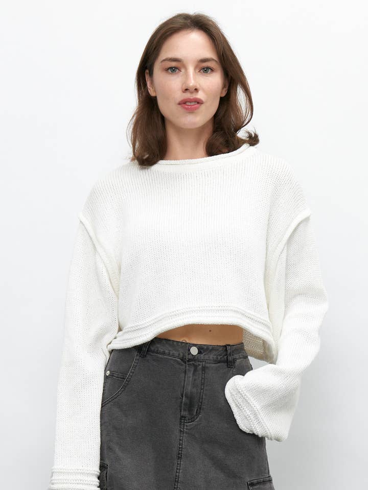 11209 - Haut court en tricot à coupe ample
pour la vente par Newbury Kustom