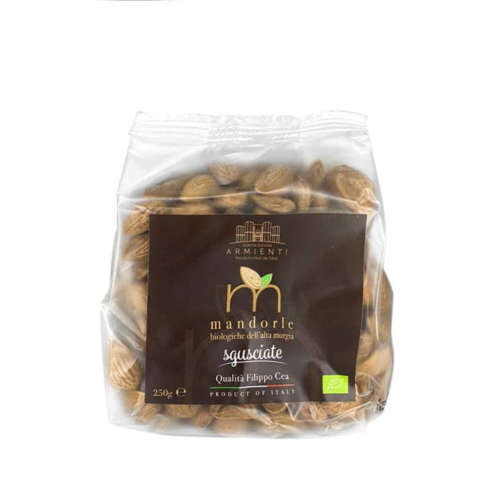 Organic Shelled Almonds 250gr for wholesale by ArmientiBio