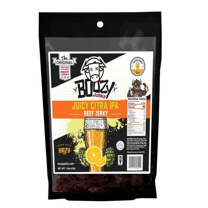Juicy Citra IPA for wholesale by Boozy Jerky