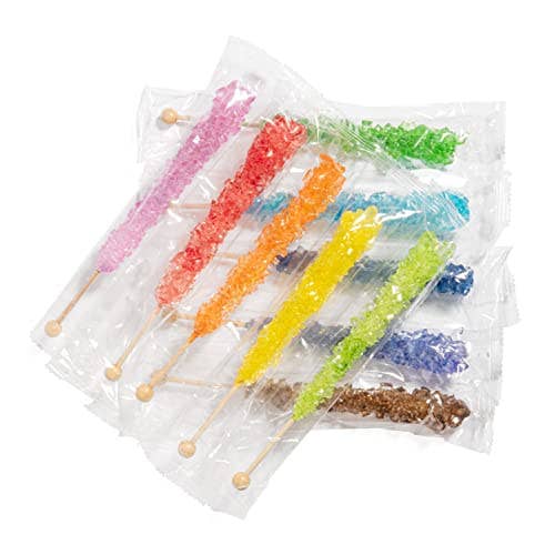 Candy Envy - Wholesale Hard Candy - Assorted Colors Rock Candy Sugar Sticks - Assorted Flavors2
