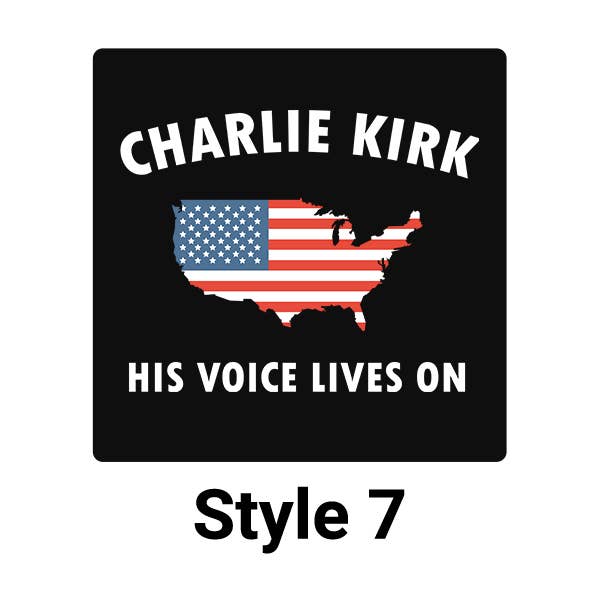 Puka Creations – wholesale Screen printed t-shirt – unisex – Charlie Kirk T-shirts (In Loving Memory) .6