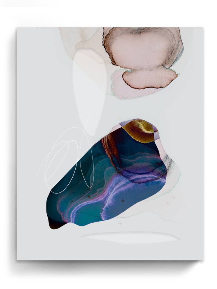 Abstracte Muurkunst Prints Losse Aquarelpapier & Canvas | Lunel voor wholesale door Marta Spendowska