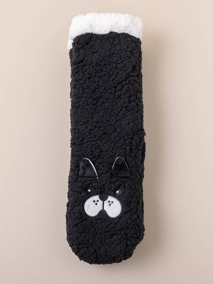 Marc JoJo - Wholesale Sock Slippers - Women's - Fluffy Animal Face Socks 🐻✨4