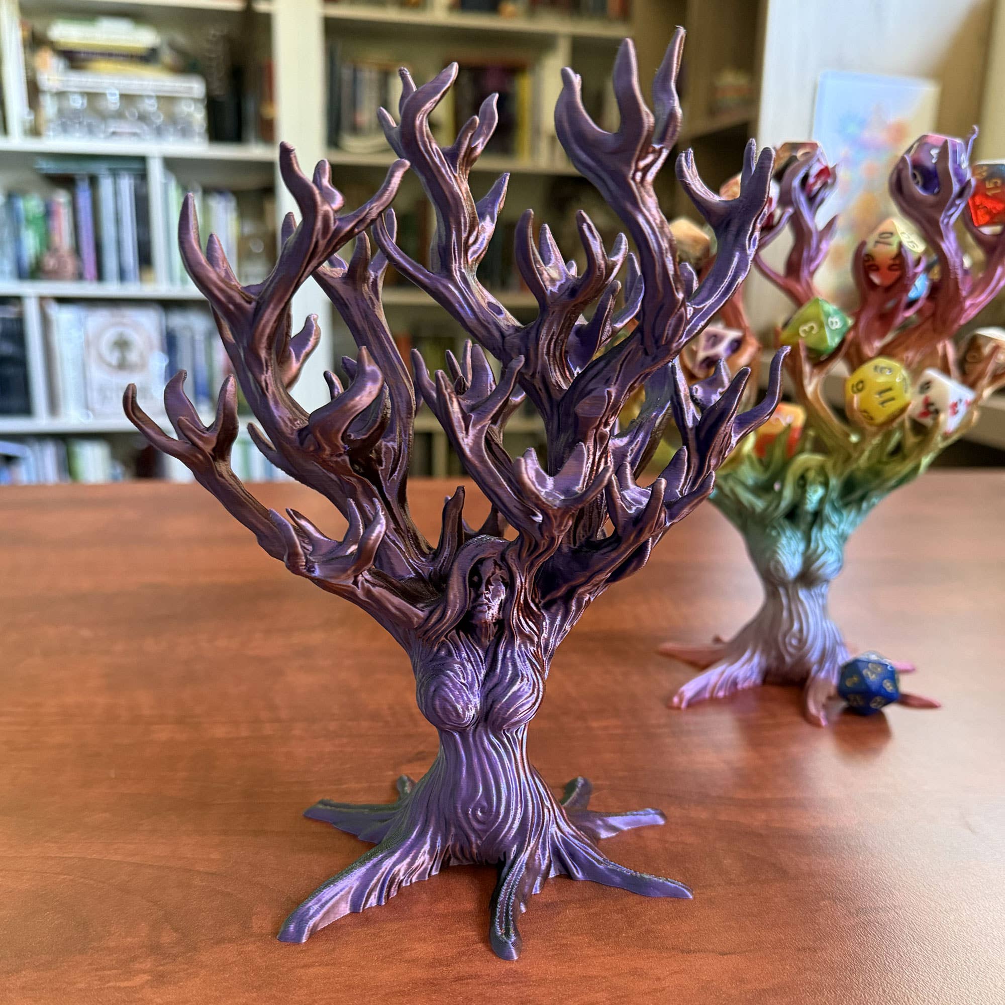 American Carver LLC - Wholesale Dice - Goddess Daphne Dice Keeper | TTRPG, D&D, Pathfinder, CoC1