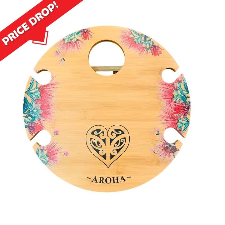 Aroha Bamboo Round Table CLEARANCE for wholesale by Mt Meru Wholesale