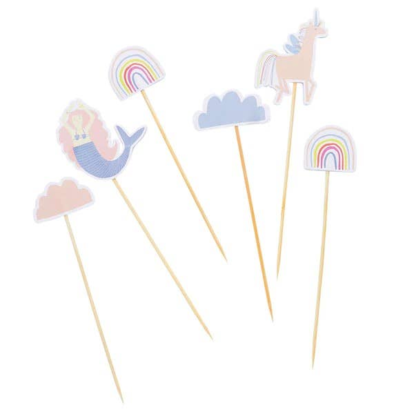 Hootyballoo by Club Green - Wholesale Cake/cupcake topper - Enchanted Cake Topper Set1